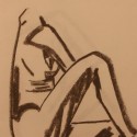 Woman Seated, figure study by Greg Yenoli