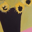 Sunflowers, oil on canvas by Greg Yenoli